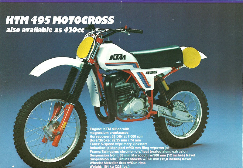 KTM MX 495 1981